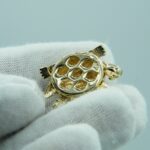 Schildkröte Anhänger aus 585er Gelbgold – Weißgold - Roségold