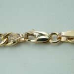 Figaro Kette, hohle Halskette aus 585 Roségold
