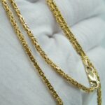 Königskette aus 585 Gold 91cm lang 2mm Stärke
