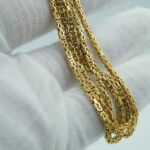 Königskette aus 585 Gold 91cm lang 2mm Stärke