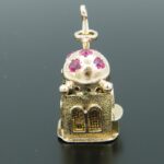 Eine Moschee aus 14 k (585) Gold - Handarbeit
