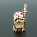 Eine Moschee aus 14 k (585) Gold - Handarbeit