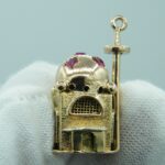 Eine Moschee aus 14 k (585) Gold - Handarbeit