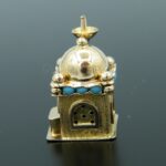 Eine Moschee aus 14 k ( 585) Gold - Handarbeit