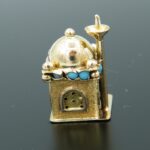 Eine Moschee aus 14 k ( 585) Gold - Handarbeit