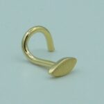 Nasen Piercing Gelbgold 750er