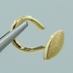Nasen Piercing Gelbgold 750er