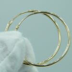 Klassische Creolen aus 333 Gelbgold