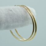 Klassische Creolen aus 333 Gelbgold