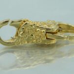 Massiver Goldverschluss aus 750 Gelbgold