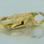 Massiver Goldverschluss aus 750 Gelbgold