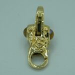 Massiver Goldverschluss aus 750 Gelbgold mit Opale