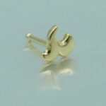 Nasenpiercing aus 750 Gelbgold
