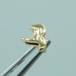 Nasenpiercing aus 750 Gelbgold