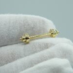 Piercing Hantel aus 585 Gold