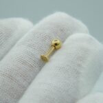 Piercing Kugel Monroe Labret aus 750 Gold