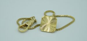Taschenuhrkette aus 585/- Gold