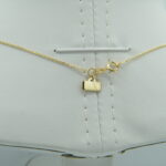 Gelbgold Y-Kette/Lariat-Kette mit dekorativen Anhängern