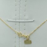 Gelbgold Y-Kette/Lariat-Kette mit dekorativen Anhängern